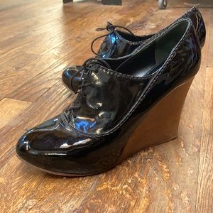 Chloe 4” heel patent leather oxfords
